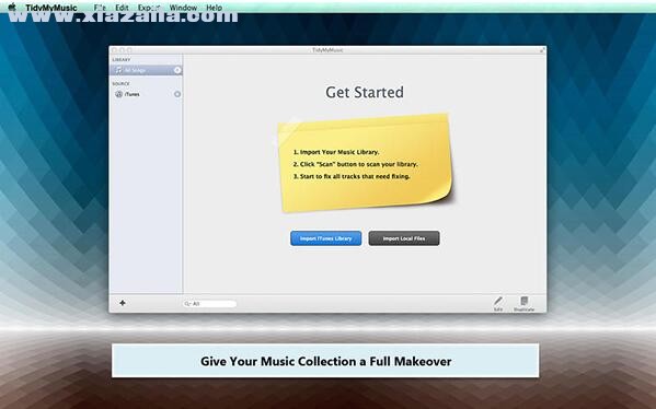 TidyMyMusic for Mac(音乐文件管理软件) v3.0.1.2