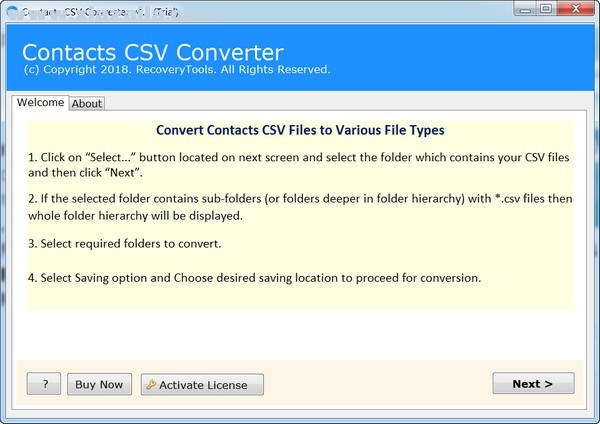 Contacts CSV Converter(CSV转换工具) v4.8.0官方版