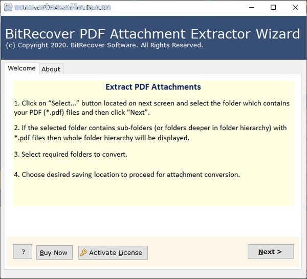 BitRecover PDF Attachment Extractor(PDF附件提取工具) v2.2.0.0官方版