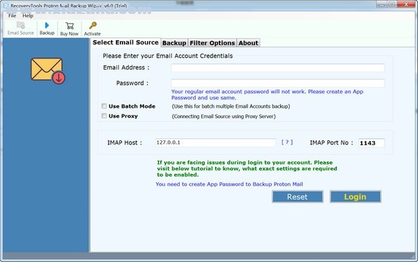 RecoveryTools Proton Mail Backup Wizard v6.0官方版