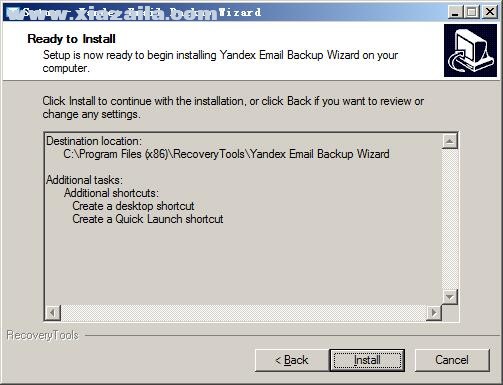 Yandex Mail Backup Wizard(电子邮件备份软件) v6.1官方版