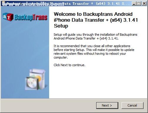Backuptrans Android iPhone Data Transfer(数据传输软件) v3.1.41官方版