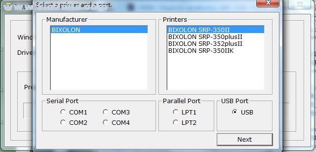 Bixolon SRP-350II打印机驱动 v4.3.2官方版
