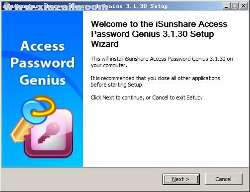 iSunshare Access Password Genius(Access密码恢复软件) v3.1.30官方版