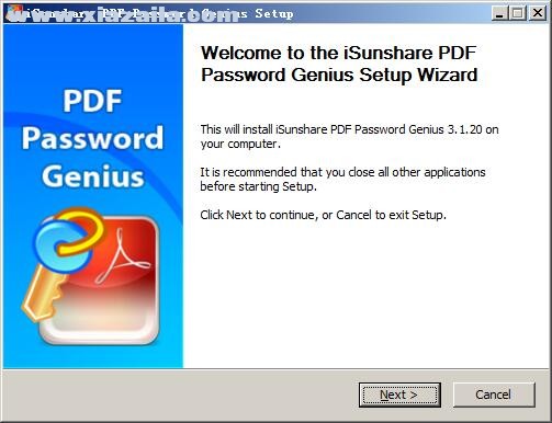 iSunshare PDF Password Genius(PDF密码恢复工具) v3.1.20官方版