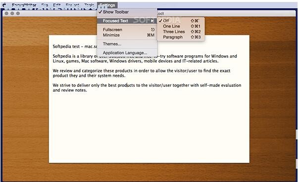 FocusWriter for Mac(写作软件) v1.7.6