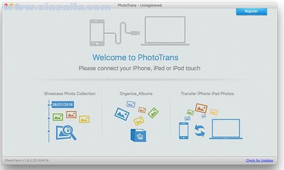 iMobile PhotoTrans for Mac(文件管理软件) v1.8.2