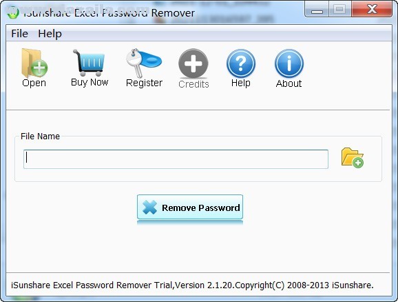 iSunshare Excel Password Remover(Excel密码解锁软件) v2.1.20官方版