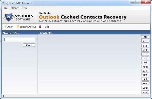 SysTools Outlook Cached Contacts Recovery(邮箱处理软件) v1.0官方版