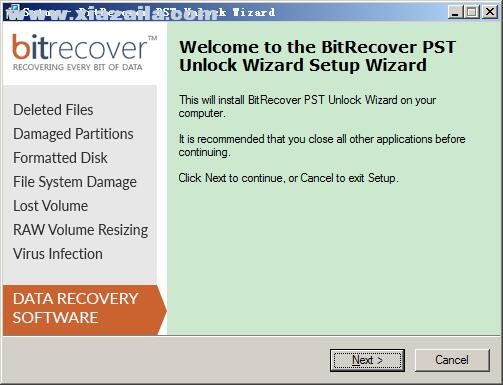 BitRecover PST Unlock Wizard(PST文件密码解锁软件) v2.0官方版