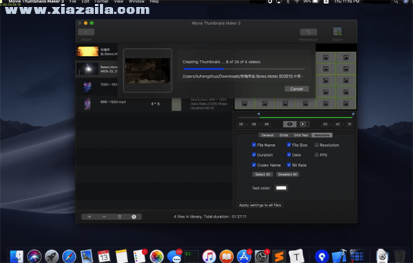 Movie Thumbnails Maker for Mac(电影缩略图制作工具) v3.3.1