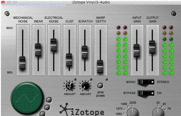 iZotope Vinyl for Mac(低保真声音模拟器) v1.8.0