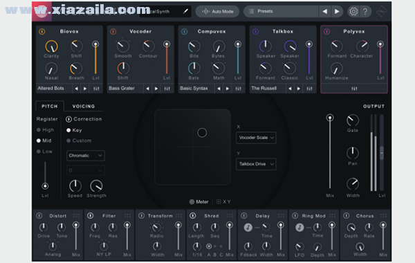 iZotope VocalSynth for Mac(人声效果插件) v2.2.0