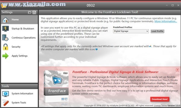 FrontFace Lockdown Tool(电脑安全防护工具) v5.0.0官方版