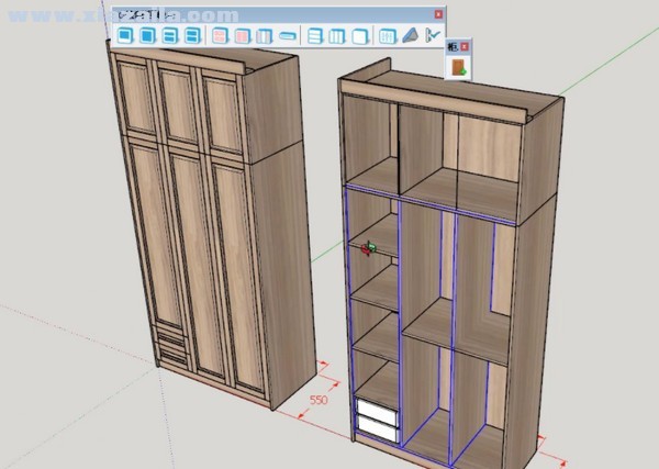 SketchUp板式家具插件(1)
