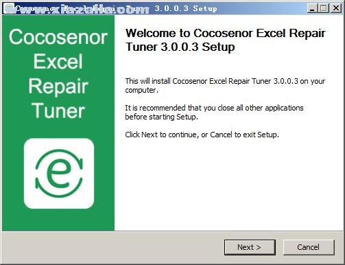 Cocosenor Excel Repair Tuner(XLSX文件修复工具) v3.0.0.3官方版