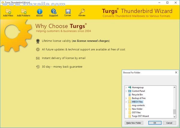 Turgs Thunderbird Wizard(Thunderbird转换工具) v4.0.0官方版