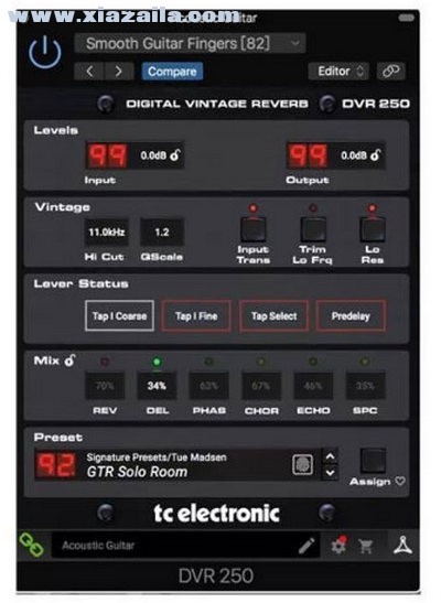 TC Electronic DVR250(数字混响工具) v2.0.02官方版
