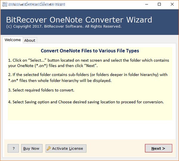 BitRecover OneNote Converter Wizard(OneNote文件转换软件) v3.4.0官方版