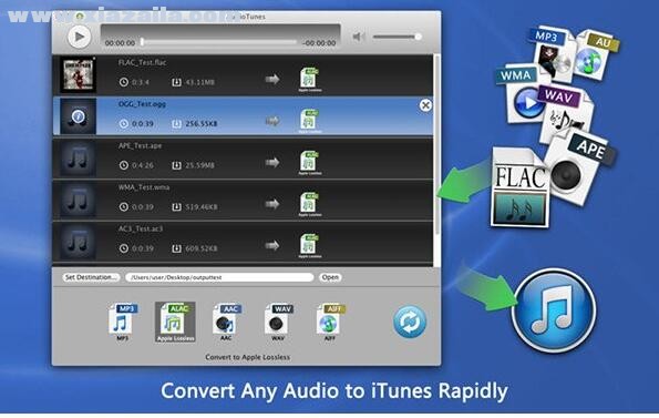 AudioTunes for Mac(音频格式转换器) v1.5.0