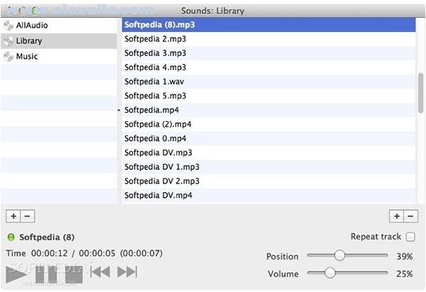 Sounds for Mac(音乐播放器) v2.0