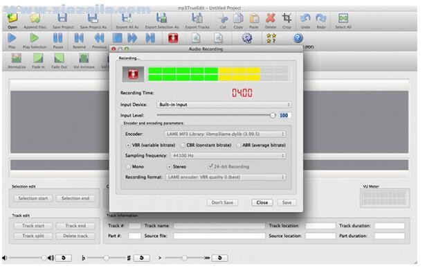 mp3TrueEdit for Mac(MP3编辑软件) v3.1.0