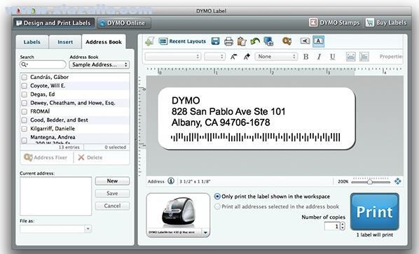 DYMO Labelwriter for Mac(标签打印机驱动) v8.6.1