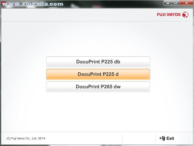 富士施乐Fuji Xerox DocuPrint P225 d打印机驱动 v1.00.00官方版
