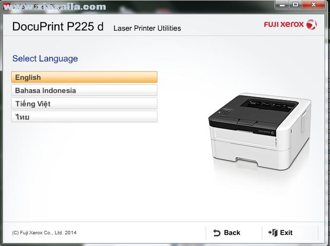 富士施乐Fuji Xerox DocuPrint P225 d打印机驱动 v1.00.00官方版