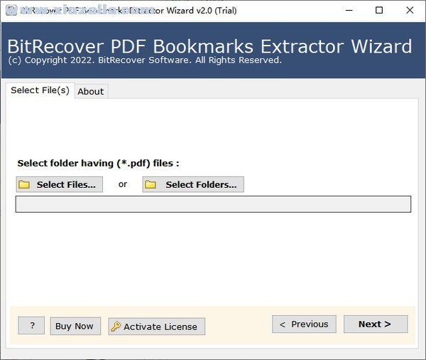 BitRecover PDF Bookmarks Extractor Wizard(PDF书签提取软件) v2.0官方版