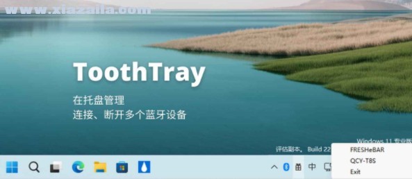 ToothTray(托盘管理蓝牙工具) v0.1官方版