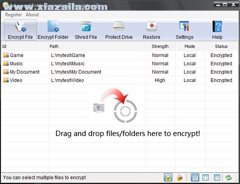 Advanced Folder Encryption(文件夹加密工具) v 6.7.5官方版