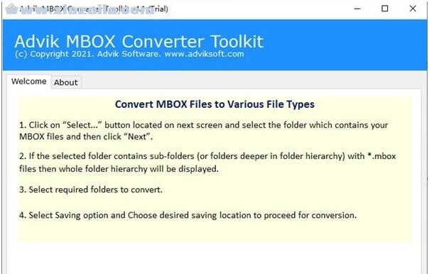 Advik MBOX Converter Toolkit(MBOX文件转换工具) v4.1.1官方版
